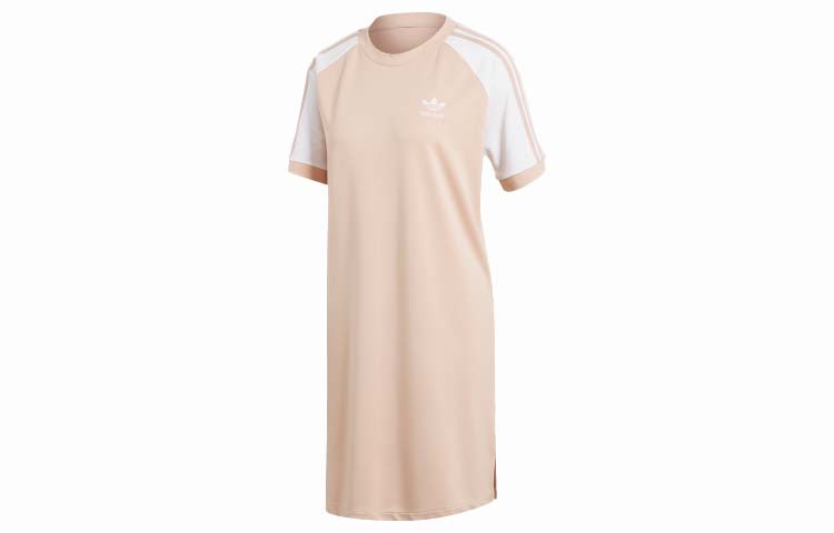 Adidas Originals Raglan Dress Short Sleeved Dress Women s Pearl Smoke Gray CY4760 40