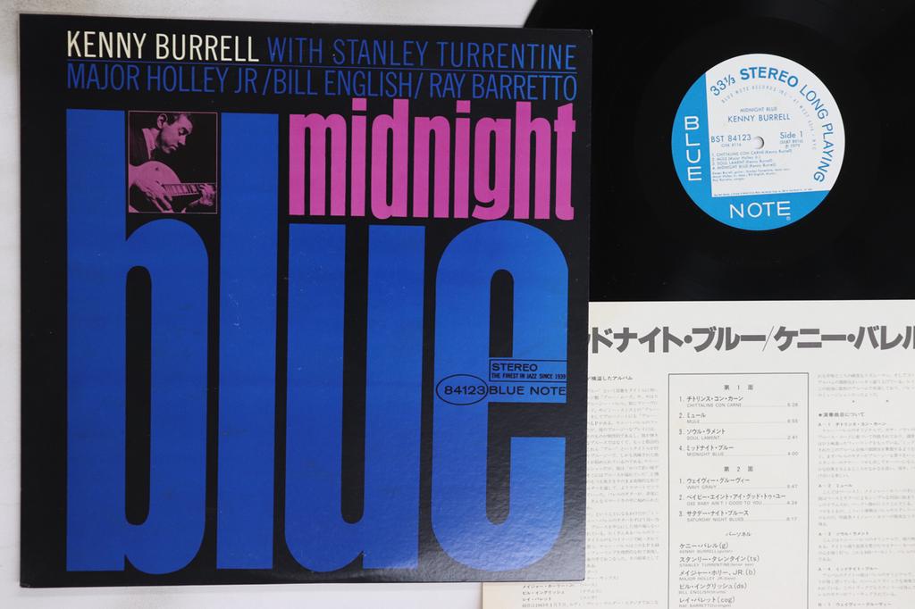 LP Record KENNY BURRELL - Midnight Blue GXK8116,BST8412 BLUE NOTE 1979 Japan Jazz Used