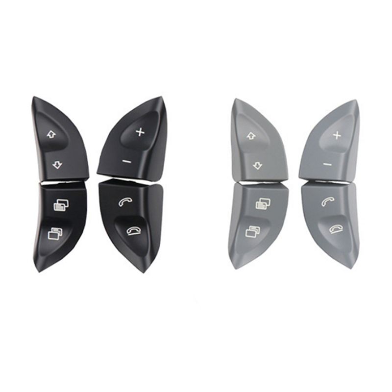 Car Left Right Steering Wheel Buttons Switch For S-Class W220 1998-2005 CL W215 1999-2006 Gray Replacement