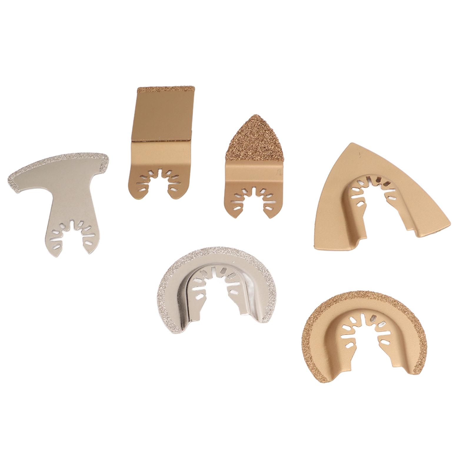 

Набор из 6 осциллирующих пильных полотен с алмазным цементированным карбидным износостойким осциллирующим инструментом для