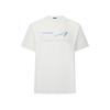 T Shirts Men's White D00353 Crew Neck Moderate Straight Fit LD0035300