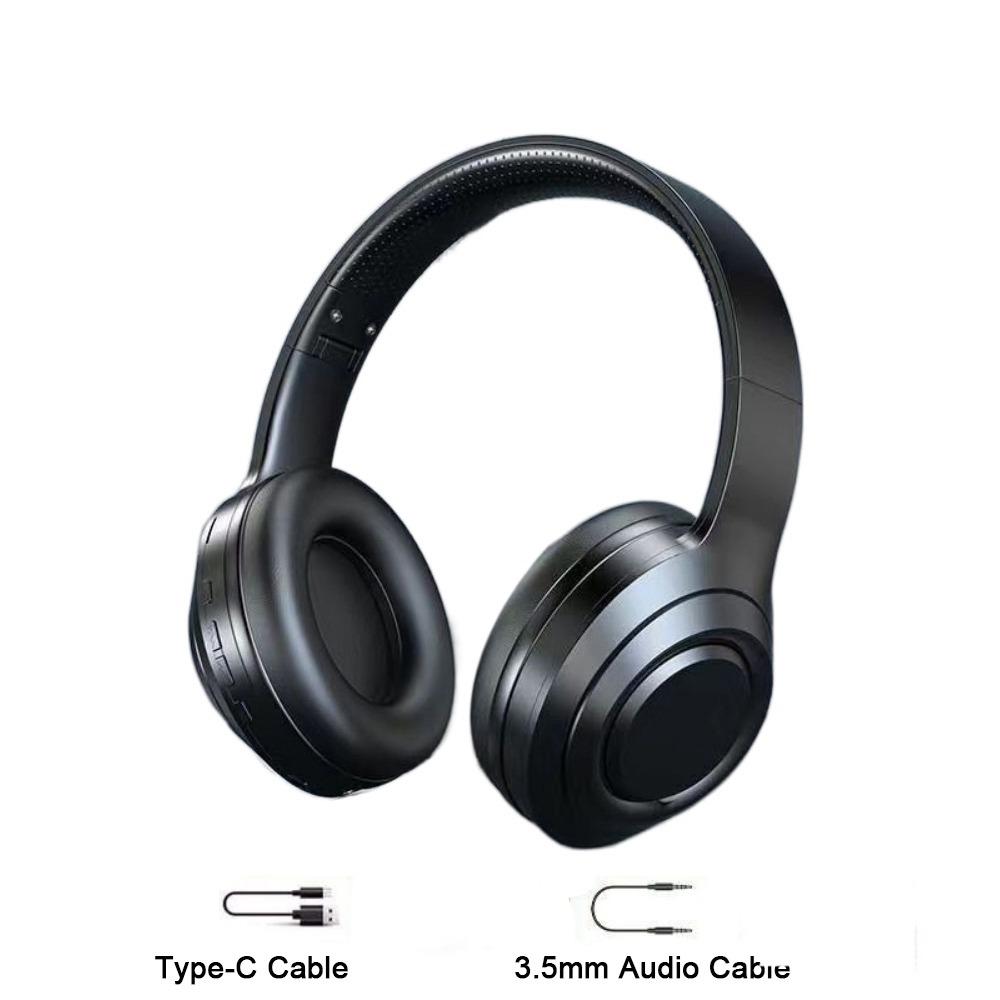 

Bluetooth 5.3 Wireless Bluetooth Headphones Adjustable Headband Wireless Headset Sports чёрный