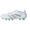 PREDATOR ELITE Soccer Shoes Unisex Low Top Cloud White/Metallic Silver/Bright Royal Blue JP9809