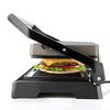 BLACK+DECKER BXGR1000E Sandwich Maker 1000W, Plates 23x14.5cm, Cool-touch Handle, Self-adjusting Top Plate