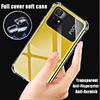 For Xiaomi Poco M4 Pro 5G Phone Soft Case HD Transparent for Xiaomi Poko M4Pro 5g 6.6" 21091116AG Shockproof Anti-Scratch Covers