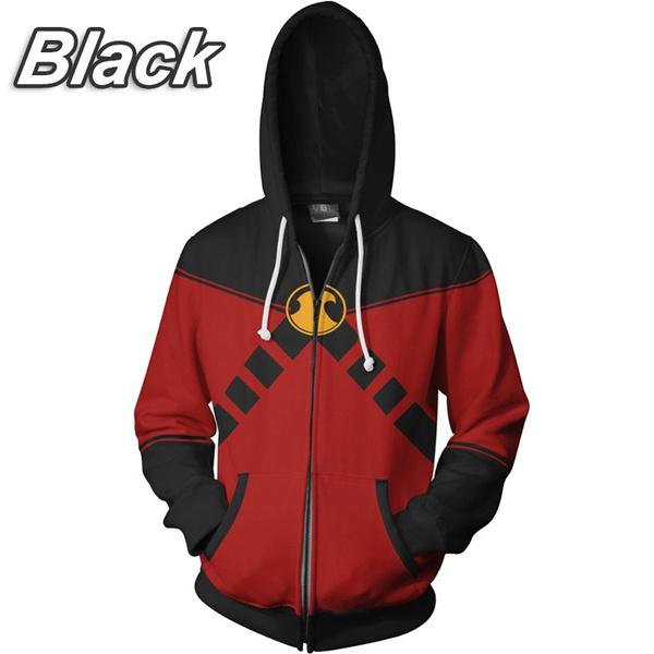 DC Superheld Hoodie Robin/Nightwing/Batman 3D Lässiges Sweatshirt für Damen und Herren