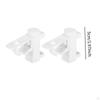 2x Curtain Rod Brackets Drapery Hangers Adjustable Clamp Holder Range 0.4"-1.5" Fixing