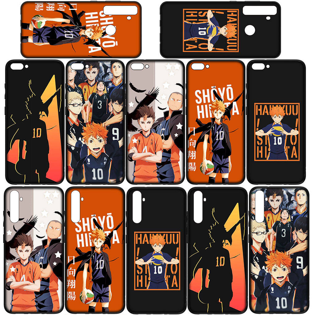 for Motorola Moto Edge 70 60 50 G54 G86 Samsung Galaxy S25 iPhone 17 16 15 Xiaomi Redmi Note 14 Pro Max Phone Case Lovely Hinata Shoyo Haikyuu Cover