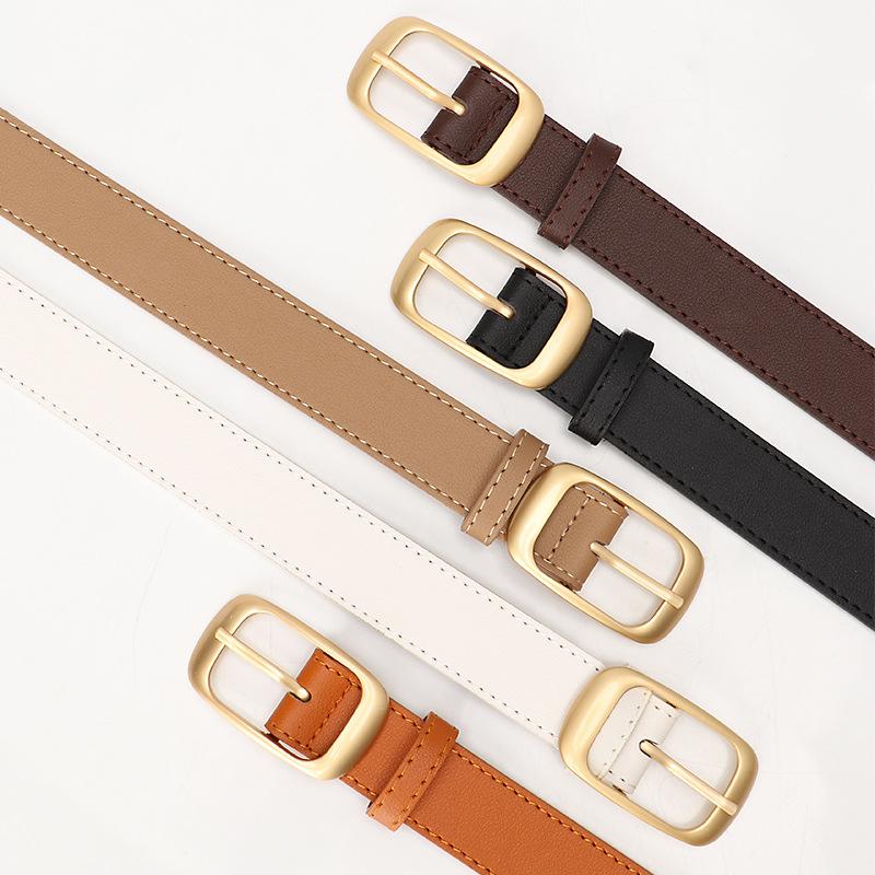Fashionable and Versatile Women's Belt, Simple Style with A High-end Feel, Needle-buckle Belt, Women's Decorative Jeans Belt