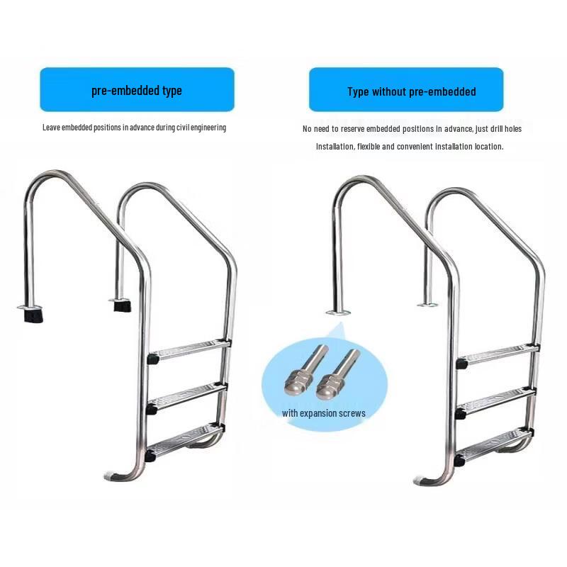Jun Ding Ying SL-415 304 Stainless Steel Pool Ladder