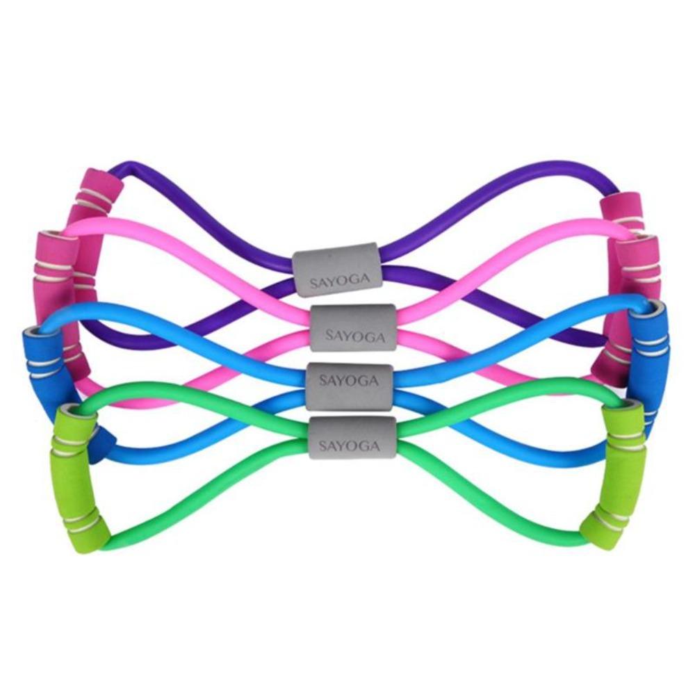 Yoga 8 Word Puller Workout Chest Fitness Equipment 8 Word Chest Expander Rope  Slimming Accessories