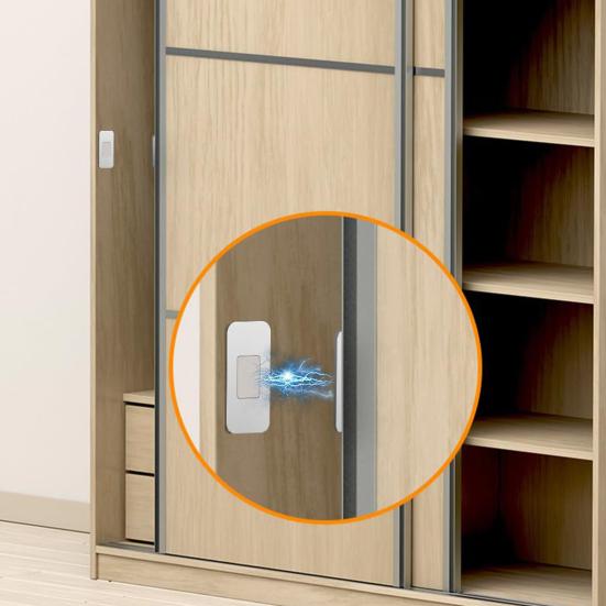 1 Set Magnetic Door Catch Ultra Thin Cabinet Door Magnet Heavy Duty Stainless Steel Adhesive Kitchen Closet Cupboard Drawer Magnetic Latch