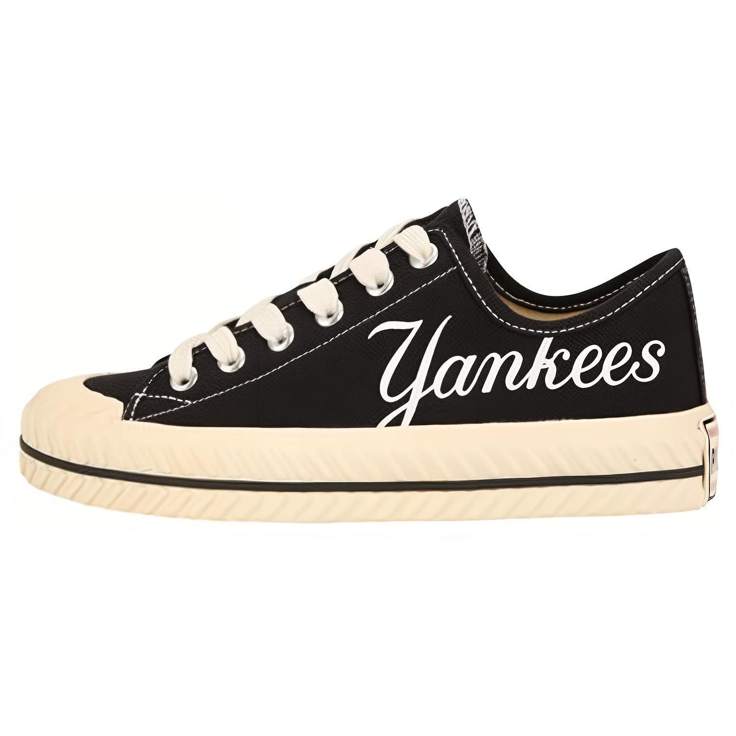 

MLB Playball Slip Resistant, Abrasion Resistant, Lightweight Low top Canvas Shoes Unisex Black 32SHP6011-50L 36.5