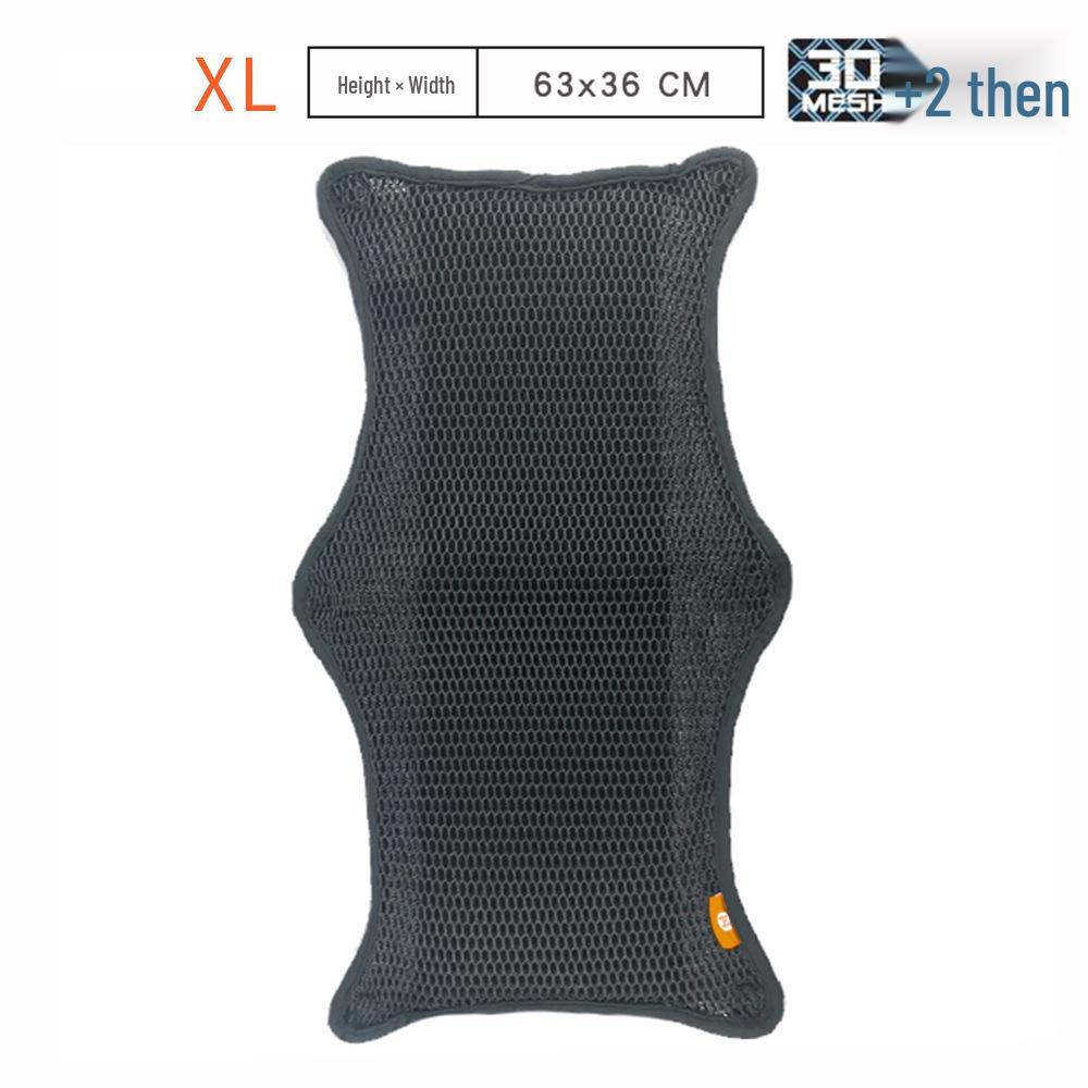 Breathable Motorcycle Seat Cover: Sun Protection & Heat Insulation Mesh Cushion for Cool Summer Comfort