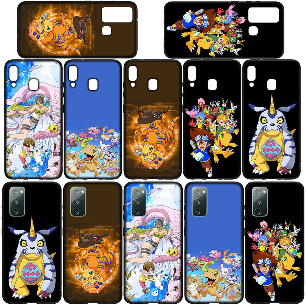 Custodia per Samsung Galaxy S25 S24 S23 iPhone 16 15 Xiaomi Redmi Note 14 13 12 16E 11 Pro OPPO Moto Huawei Anime Digimon Adventure Mostro Digitale Cover