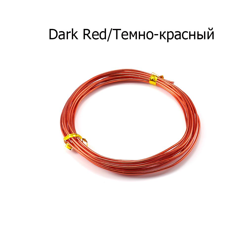 2-10M/Roll Soft Anadized Metal Aluminum Wire Versatile Painted Handmade Craft Floristry Wires For DIY Earrings Jewelry Makings