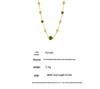 Qiong Yao 18k Gold-Plated Faceted Glass Stone Heart Necklace
