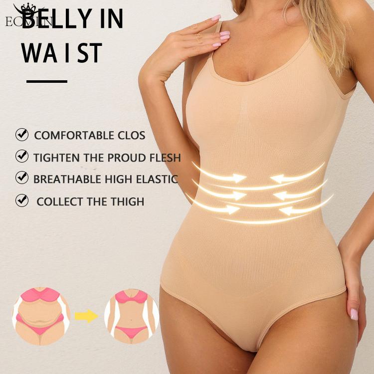 Women Thong Bodysuit Full Body Shaper Tummy Control Shapewear