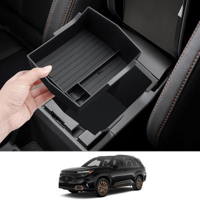 New for 2025 Subaru Forester 6th Generation SL Console Box Compatible with ETC Center Console ABS Mat Forester SL Series Console Car Storage Coin