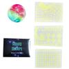 20Cm Rainbow Moon Glowing Unicorn Luminous Star Moon Castle Fluorescent Cartoon Wall Sticker