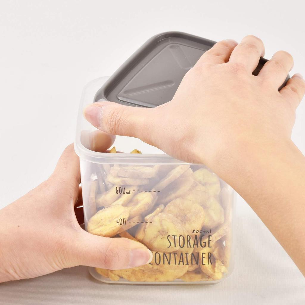 Wahei Freiz 7-Piece Food Storage Container Set, Style Lab AME-7194
