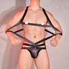 Harness Underwear Jockstrap Jumpsuits Leotard Male Nylon