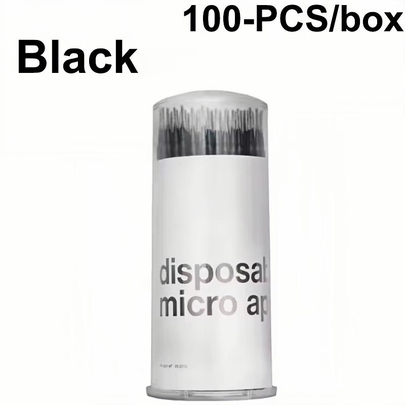 100Pcs Dental Disposable Micro-Swabs Tooth Cleaning Tools Adhesive Mini-Brushes Oral Cosmetic Eyelash Cotton Swabs