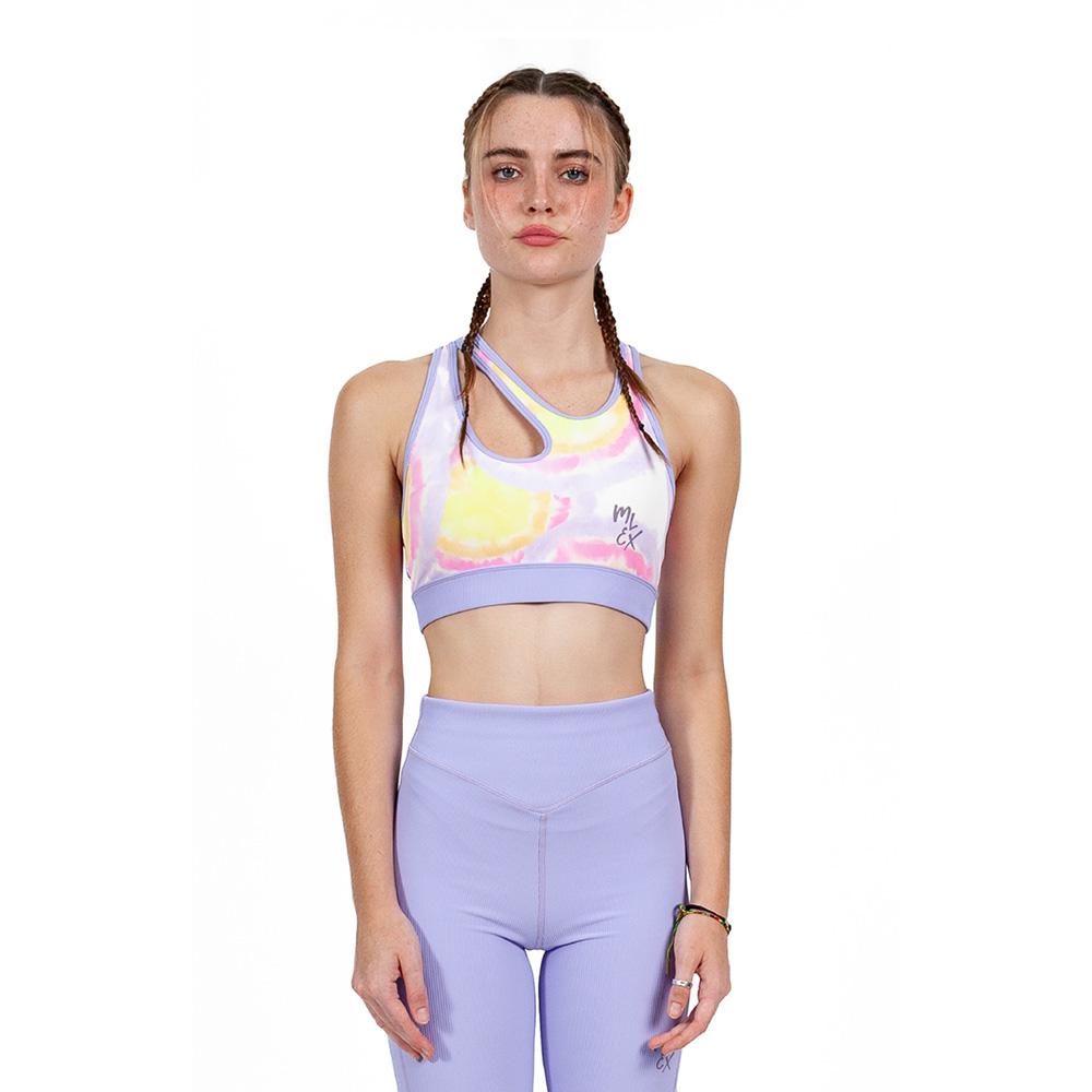 Milliu [Msm1Fktpn002Mt]Cutout Cropped Knit Top Sleeveless Multi/S