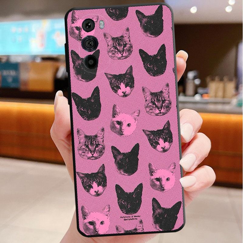 Trippy Blue Alien Eyes Phone Case For Motorola Edge 60 50 40 Pro 60 50 40 30 Ultra Neo Fusion Moto G Play G Stylus G Carcasas
