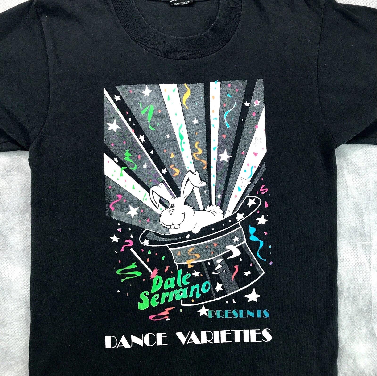 

vintage 80s DALE SERRANO DANCE STUDIO T-Shirt XS alabama jazz single stitch 4XL