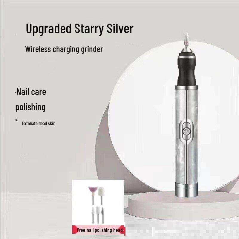 Portable Rechargeable Nail Grinder & Polisher - Professional Manicure Tool for Dead Skin Removal