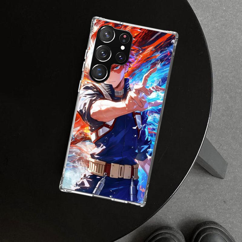 Todoroki Shoto MHA My Hero Phone Case Cover for Samsung Galaxy S26 S25 Edge S24 S23 Ultra S22 Plus S21 FE S20 + Art Customized F