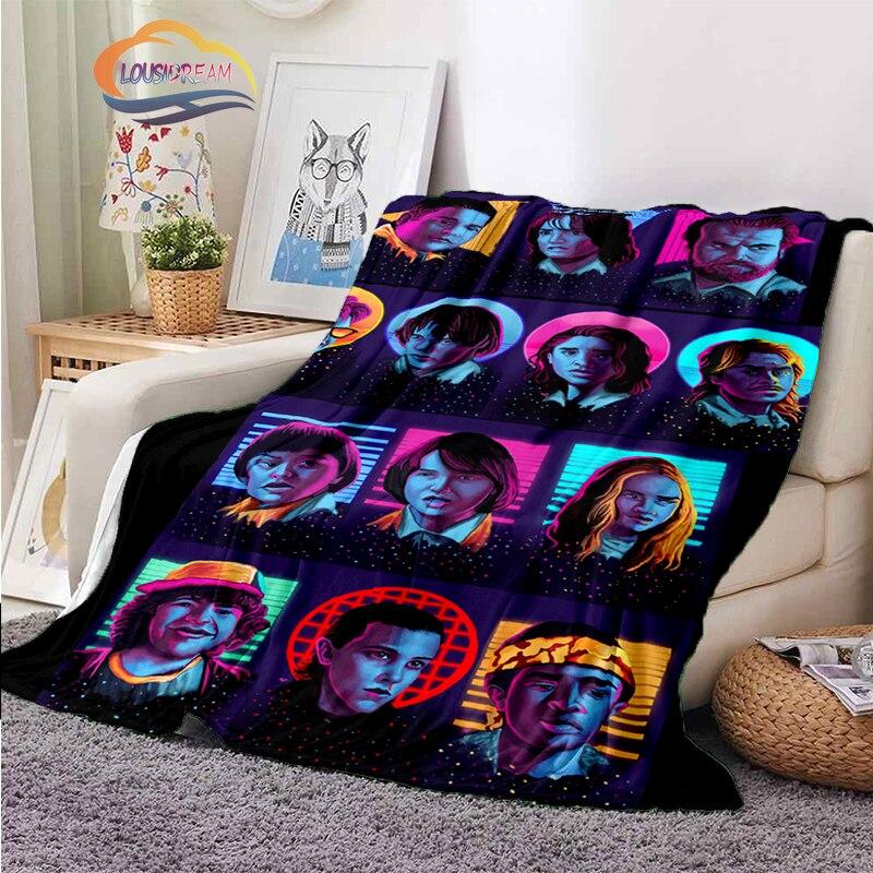 Stranger Things blanket 3D print Halloween Stranger Things blanket newest Popular Horror drama Sofa bed blanket Camping blanket