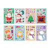 8Pcs Diy Stickers Puzzle Face Changing Stickers Animal Assemble Game Montessori Cognition Educational Toys For Children Kids