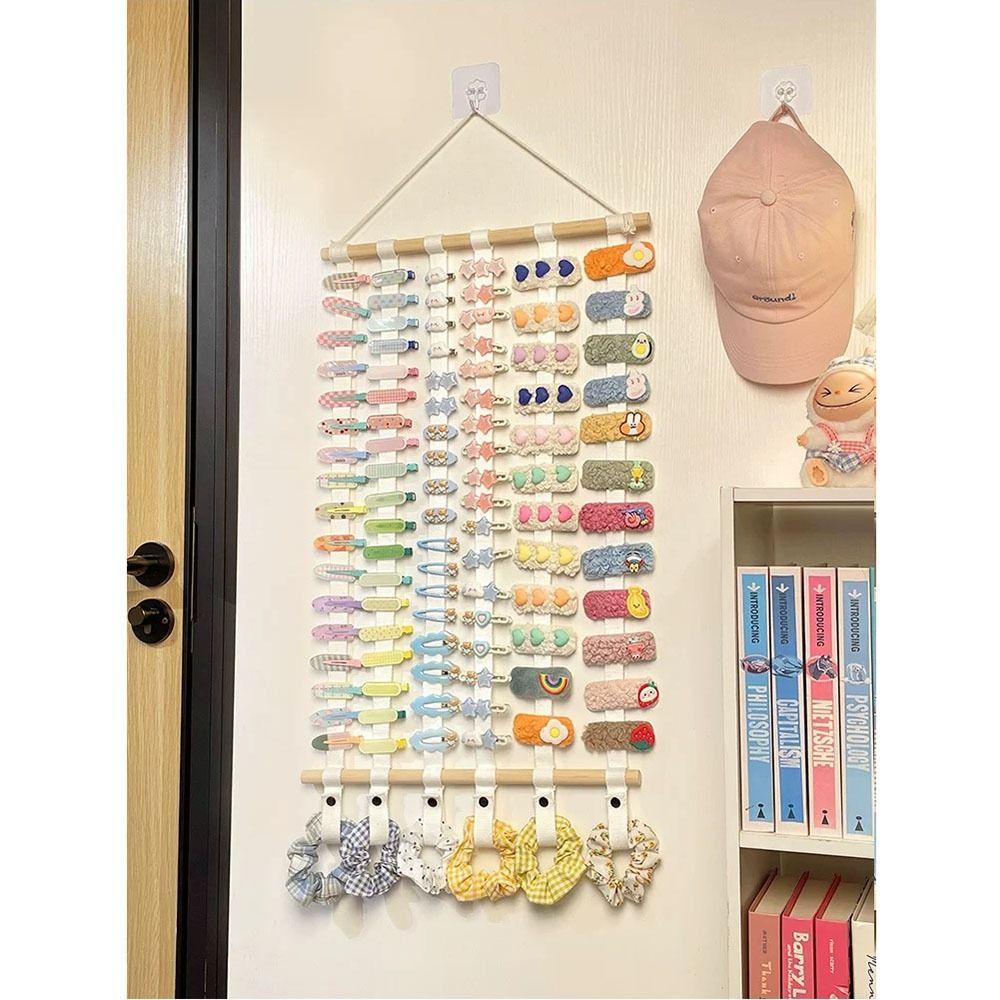 Wall Hanging Hair Bows Organizer Space Saving Headband Display Holder Hair Clip Storage  Home