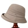 Woolen Bucket Hat Female Ji British Retro Style Mother Hat Big Brim Curling Shows Washbasin Hat Tide