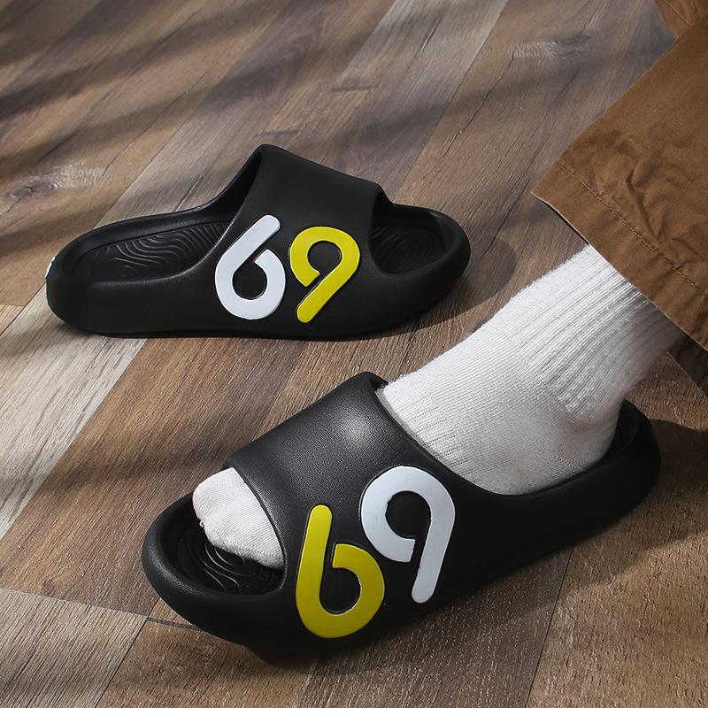 

Летние мужские тапочки Eva Fashion Outdoor Тапочки с мягкой подошвой Мужские нескользящие домашние тапочки