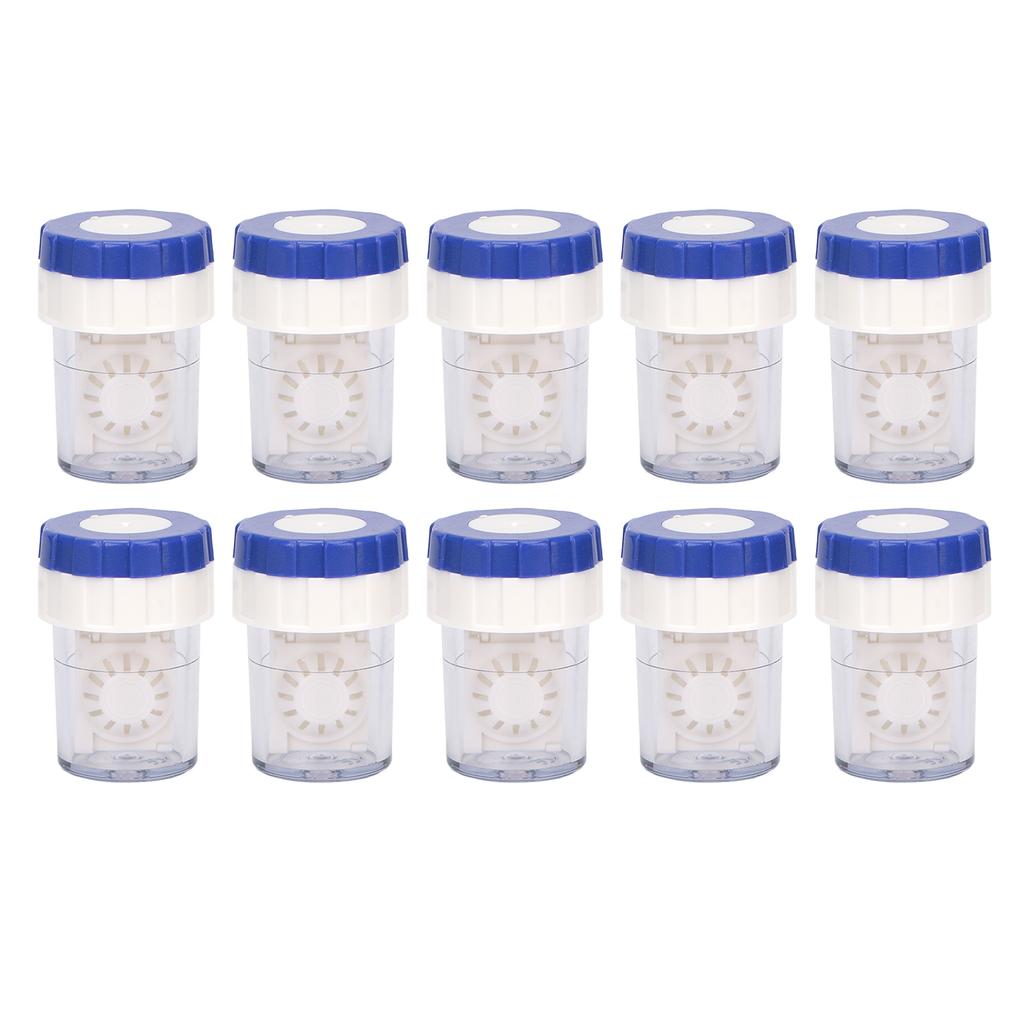 10 sztuk ręczny środek do czyszczenia soczewek kontaktowych profesjonalny przenośny podkładka do soczewek kontaktowych czyszczenie moczenia