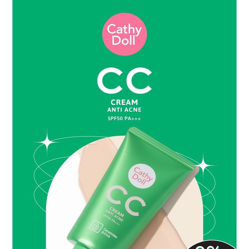 Cathy Doll - Crema CC Anti Acne SPF 50 PA+++