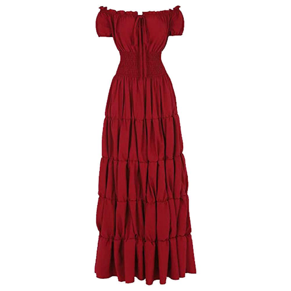 Halloween Medieval Renaissance Ladies Dress Stage Costume COS Cosplay Vintage Dress