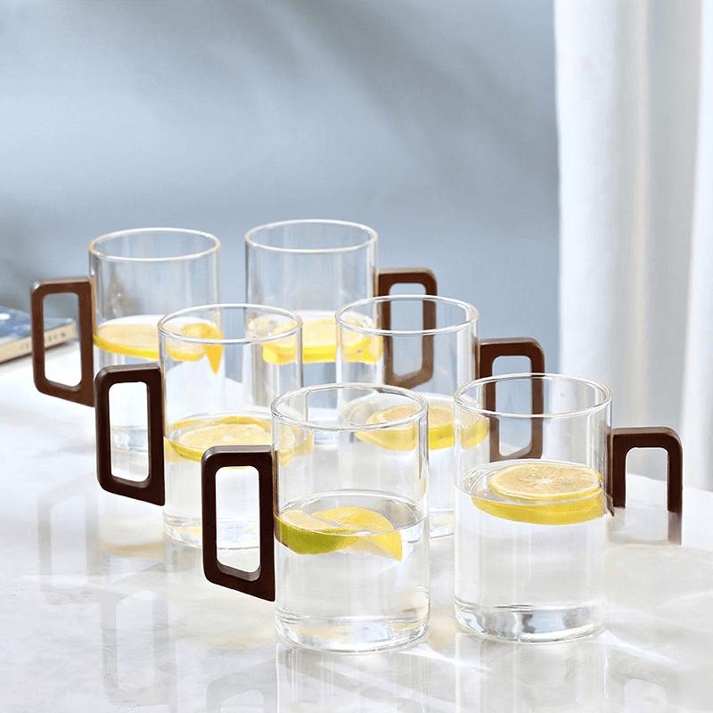 Yuzhuxun 500ml Glass Drinking Cup Set