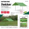 Captain Stag Trekker Rectangular Tarp, 290 x 180 UV, Green, UA-1084