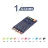 Painting 12/24/36 Colors Pencil Set Wooden Water Soluble Sketching Pencils  School