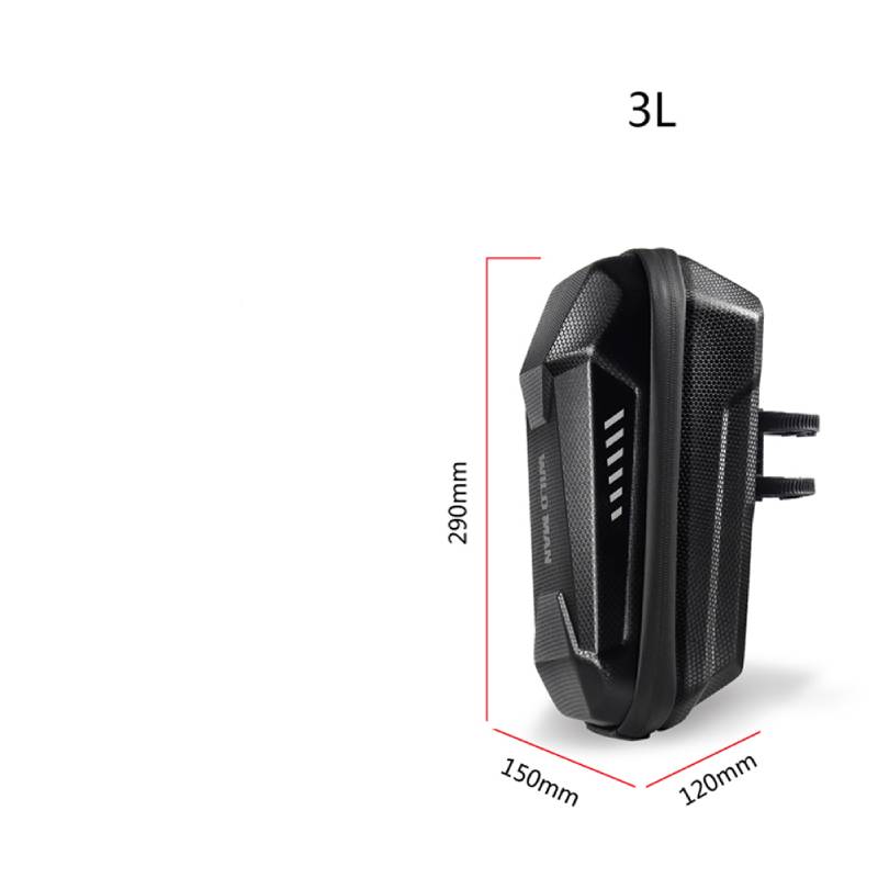 1-5L EVA Hard Shell Electric Scooter Front Bag Waterproof Bike Bicycle Hanging Bag for Xiaomi M365 Electric Scooter Accessories