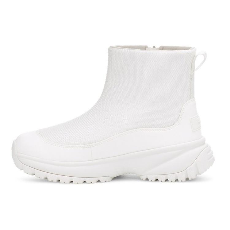 (WMNS) UGG Yose Zip Fleece Lined Snow Boots White Women s 1112329-WHT EU 36.5