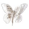 Butterflies with Clip for Wedding and Home Florals Decorations Jewelry Craft Supplies Butterfly Christmas Party Ornament