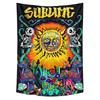 Hippie Sun Rectangle Wall Tapestry Mushroom Cactus Wall Hanging Background Cloth For Bedroom Decor