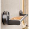 Suction Cup Bathroom Hand Towel Rack Holder Wall Mount No Drill 30/40/50cm Towel Bar Double Bar 2 Tier Apartment Space Saving