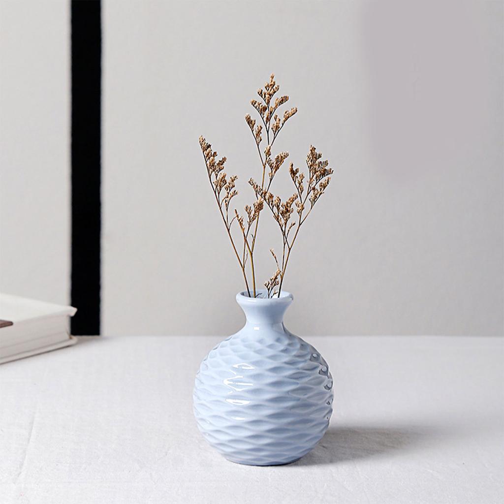 Flower Vase Nordic Decoration Ceramic Vases Home Desk Decor Flower Pot Flower Basket Simple Modern for Small Flowers