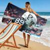 Brock Bowers Print Beach Towel, Large Soft Quick Dry Towel for Beach Camping Swimming